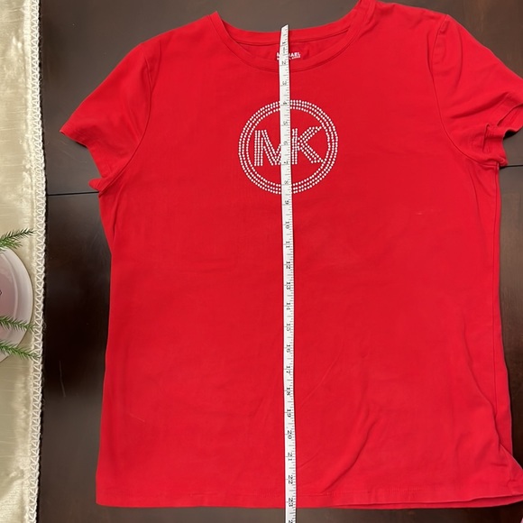Michael Kors T Shirt Short Sleeve Size L Color Red - Picture 3 of 6